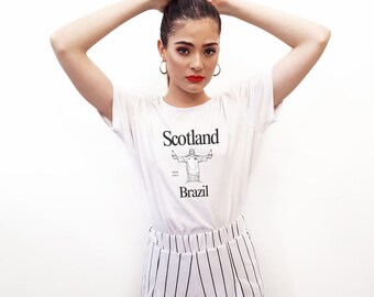 Scotland Vs Brazil T-shirt – 2026 World Cup Tartan Army Miami USA