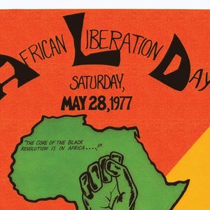 Día de la Liberación Africana – Washington, D.C. / Cartel político, 1977 / Partido Revolucionario del Pueblo Africano imagen 10