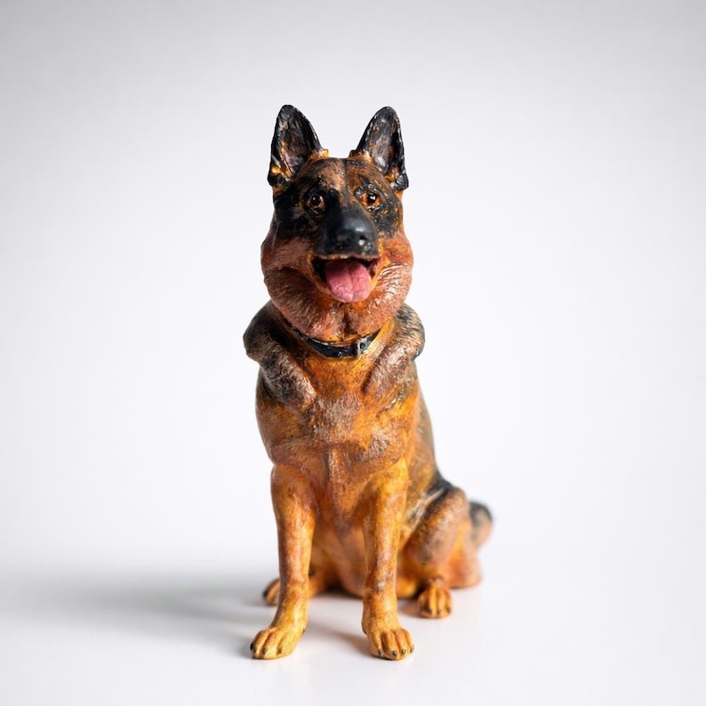 Personalisierte 3D Hund Figur nach Foto – Custom Dog Figurine Home Decor image 3