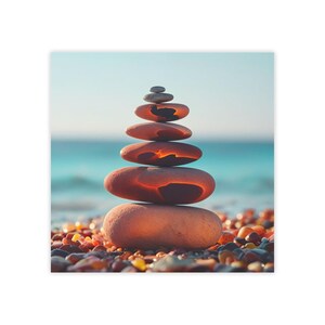 Note Pad, Serene Beach Inspired Post-it® Memo Pad - Tropical Stationery, Office Supplies, Notepad, Sticky Note, Desk Organizer