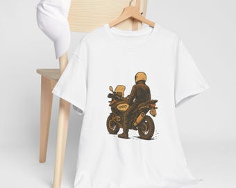 T-shirt avontuur motor, T-shirt Moto Camping, Overlanding Rider Shirt, cadeau motorrijder