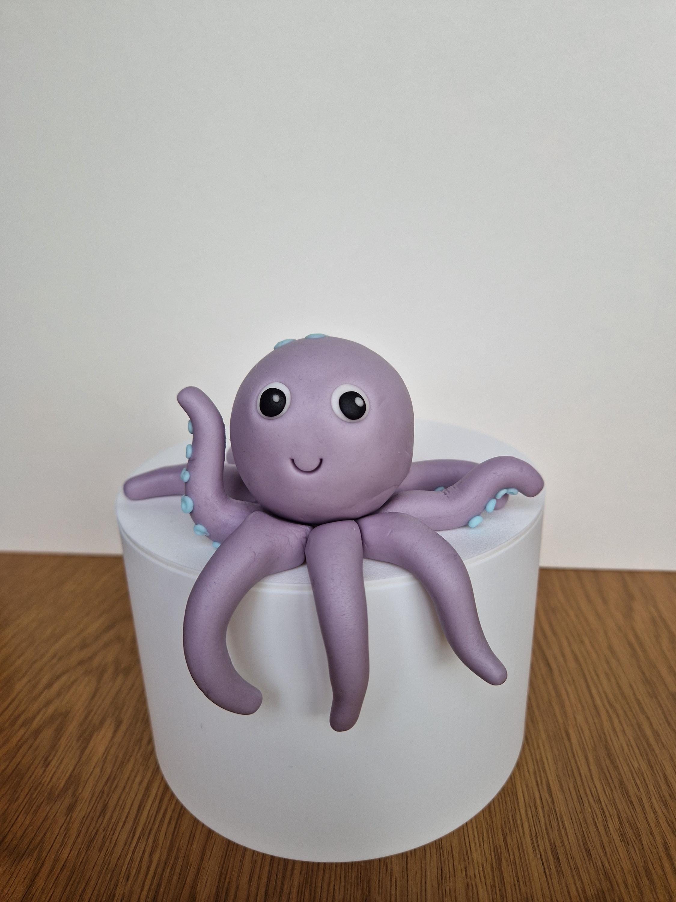 Edible Sea Octopus Cake Topper - Etsy UK