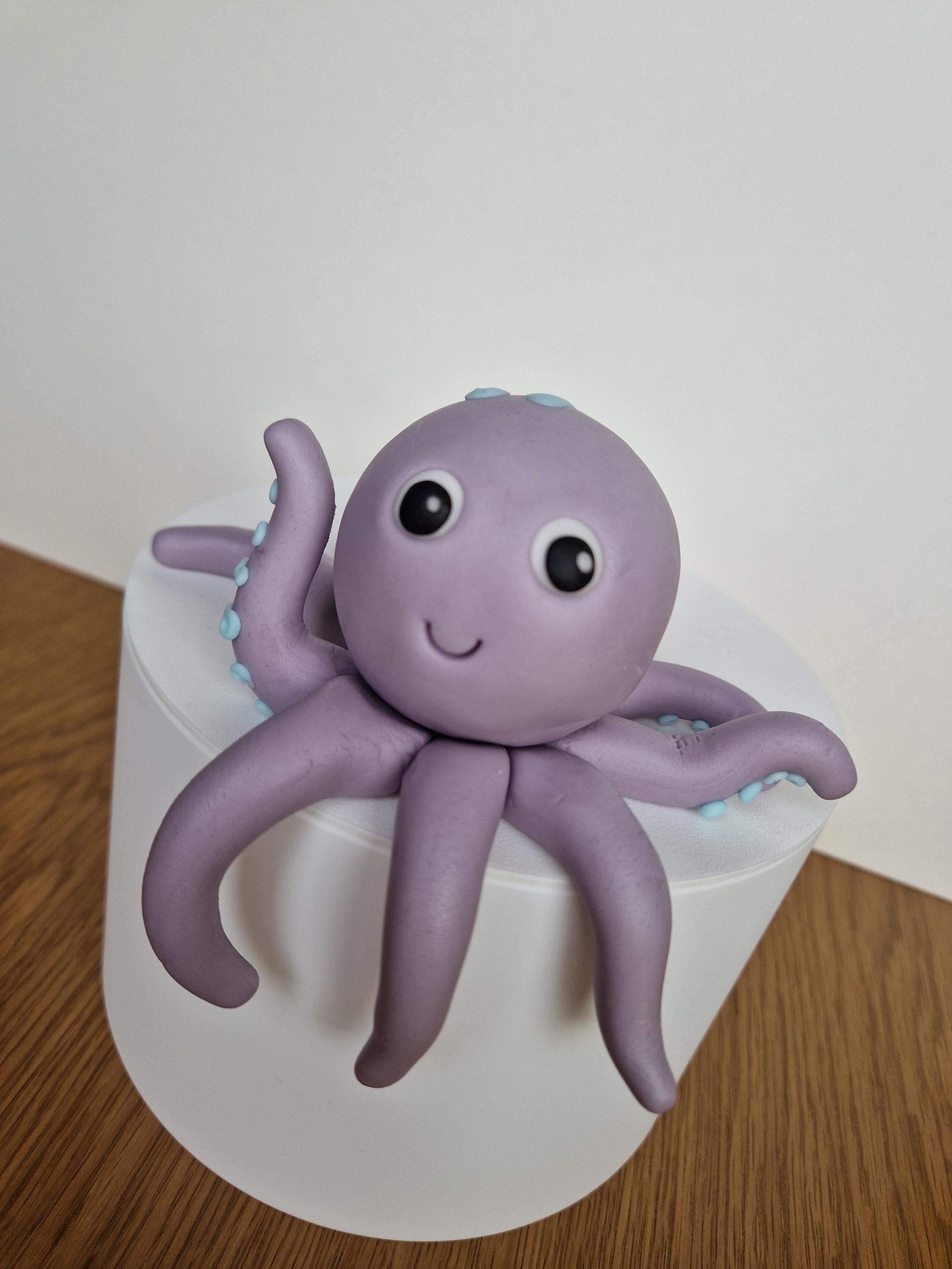 Edible Sea Octopus Cake Topper - Etsy UK