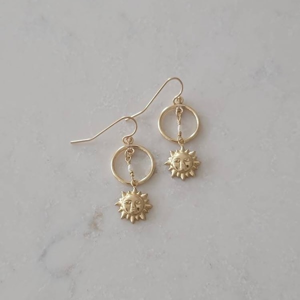 14k gold filled Sunseeker Earrings