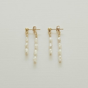 Dangle Pearl Ear Jacket Earrings