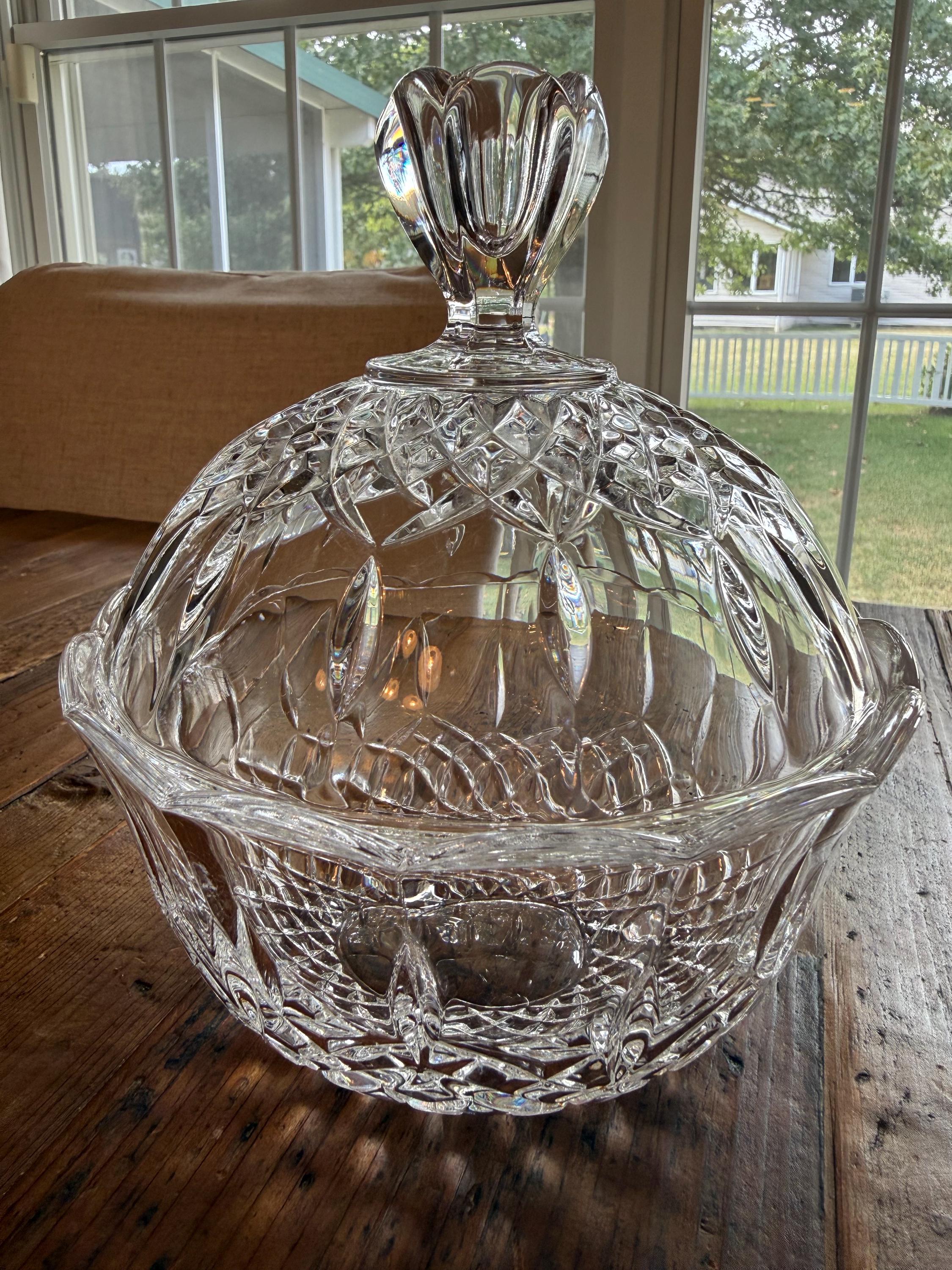 Baccarat Candy Dish With Lid - Etsy