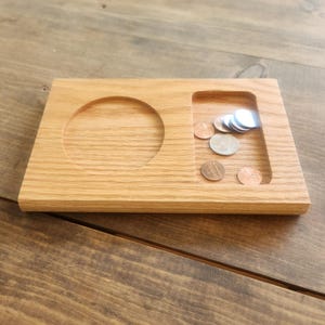 Wood Tray, Red Oak, Valet Tray, Catch All,  Gift For Him/Her