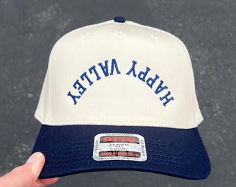 Happy Valley Upside Down Hat, State College Pennsylvania hat, State Hat, Upside Down Hats, Two Tone Hat, College gift, Fan Gear, Custom hat