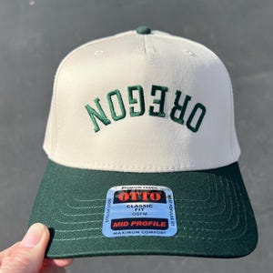 Oregon Upside Down Hut, Oregon Hut, State Hut, Upside Down Hüte, zweifarbiger Hut, College Geschenk, Baseballmütze, pazifischer Nordwesten, kundenspezifischer Hut