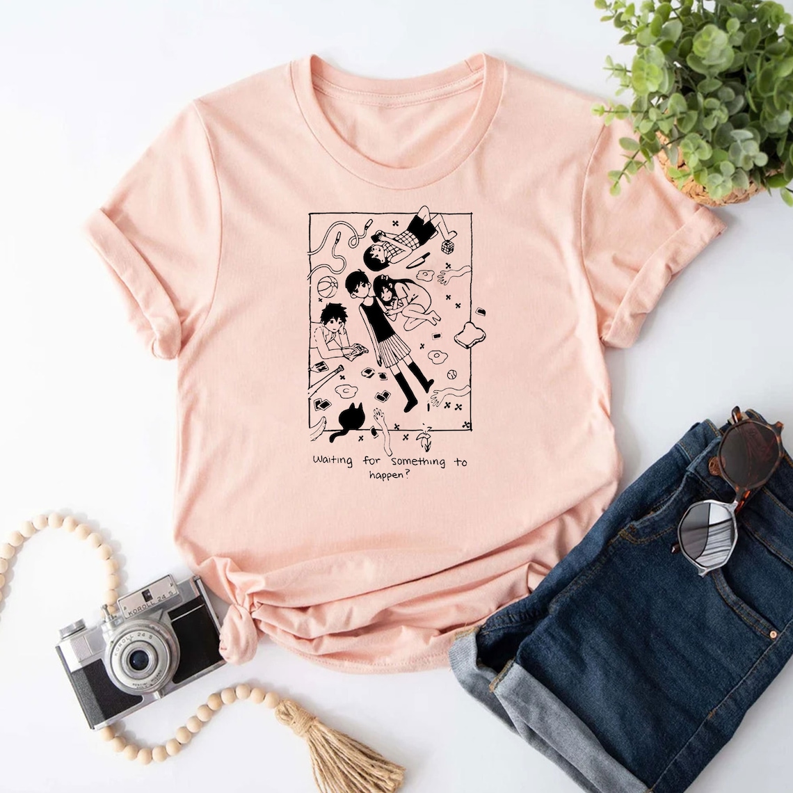 Omori Shirt Sunny Basil Kel Aubrey Hero Mari Shirt Cat Etsy UK