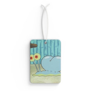 Deodorante per auto Gary / Graziosa decorazione a tema marino / Perfetto come regalo, accessorio per auto, profumatore per la casa, per gli amanti di SpongeBob, idee regalo divertenti