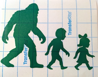 Sasquatch Family Vinyl Decal | Custom Bigfoot Car Window Sticker
