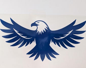 Amerikanische Flagge, Adler Aufkleber: Flaggen- Vinyl Aufkleber für Auto, LKW, Laptop