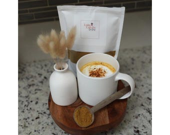 Preparato per Golden Chai Latte / Bevanda senza lattosio e senza caffeina con frutto del monaco