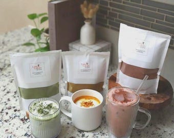 Confezione assortita di miscele per latte macchiato formato standard / Senza lattosio Chai Cacao Benessere Senza Zucchero