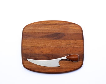 Dansk Torun Teak Tray - Cutting Board - Knife Set - Danish Modern