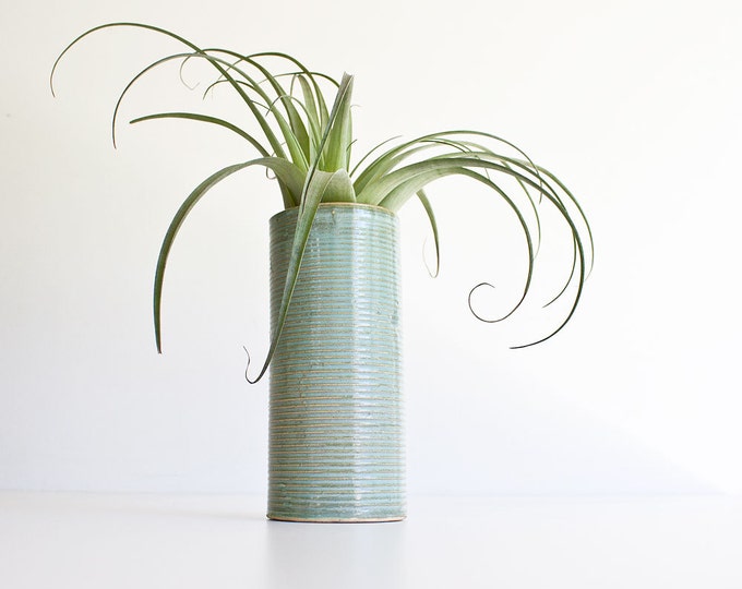 Vintage Zanesville Stoneage Modern Pottery Vase Etsy