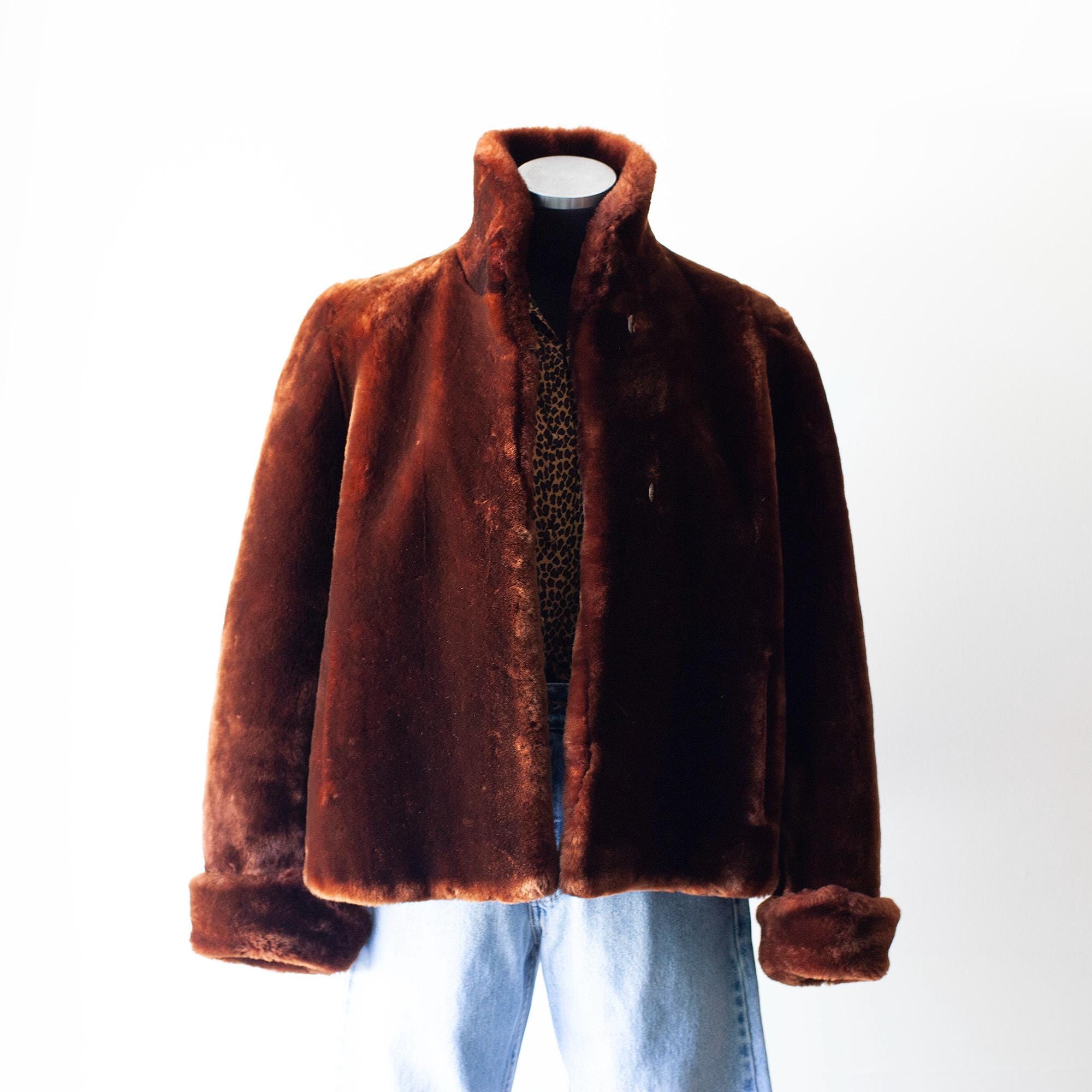 Mouton Fur Coat - Etsy