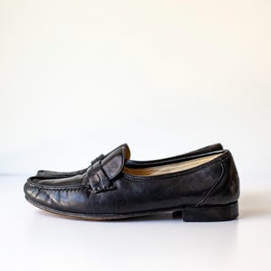 Bally of Switzerland~Black Leather Tassel Loafers~Vintage Luxury~7.5 Women’s 8.5 Bally of switzerland luxury - Gem main image 4