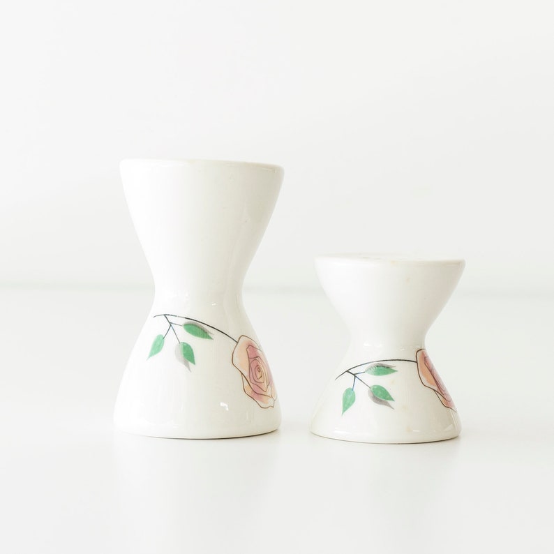 Vintage Mid Century Modern Ben Seibel Iroquois Rosemary Rose Salt /& Pepper Shakers