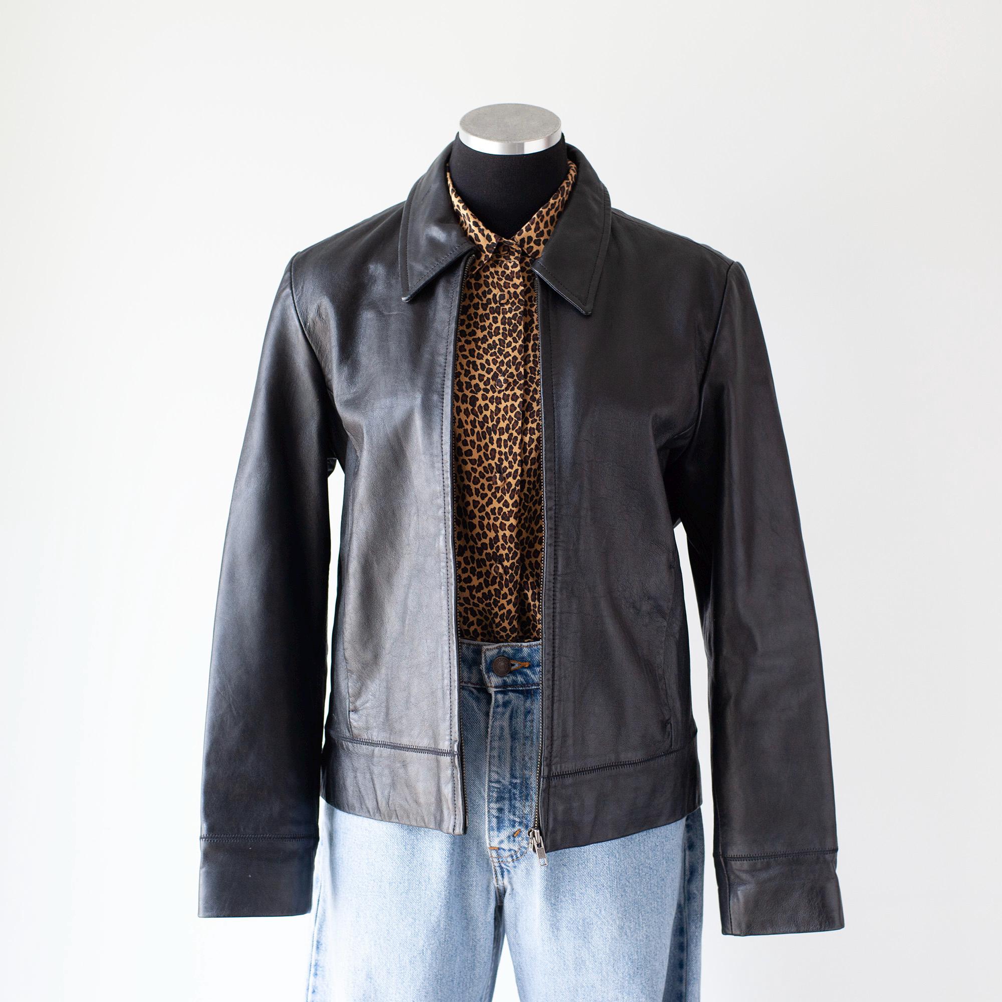 Vintage Gap Leather Jacket Women's - Etsy