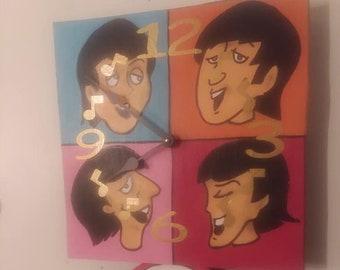 The Beatles pendulum clock