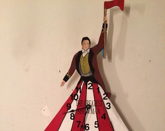 The Greatest Showman pendulum clock
