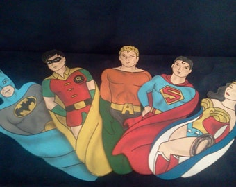 Superfriends Hall of Justice Ceiling Fan Blades / Wall Art