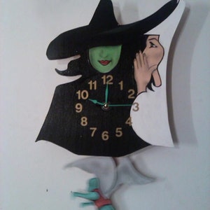 Wicked Broadway's Musical Smash Pendulum Collectors Clock image 1