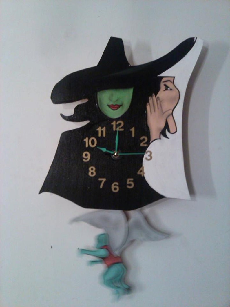 Wicked Broadway's Musical Smash Pendulum Collectors Clock image 1