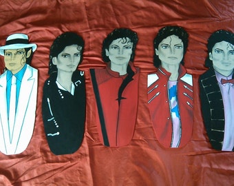 Michael Jackson custom hand crafted and painted ceiling fan blades