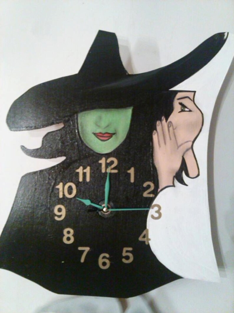 Wicked Broadway's Musical Smash Pendulum Collectors Clock image 3