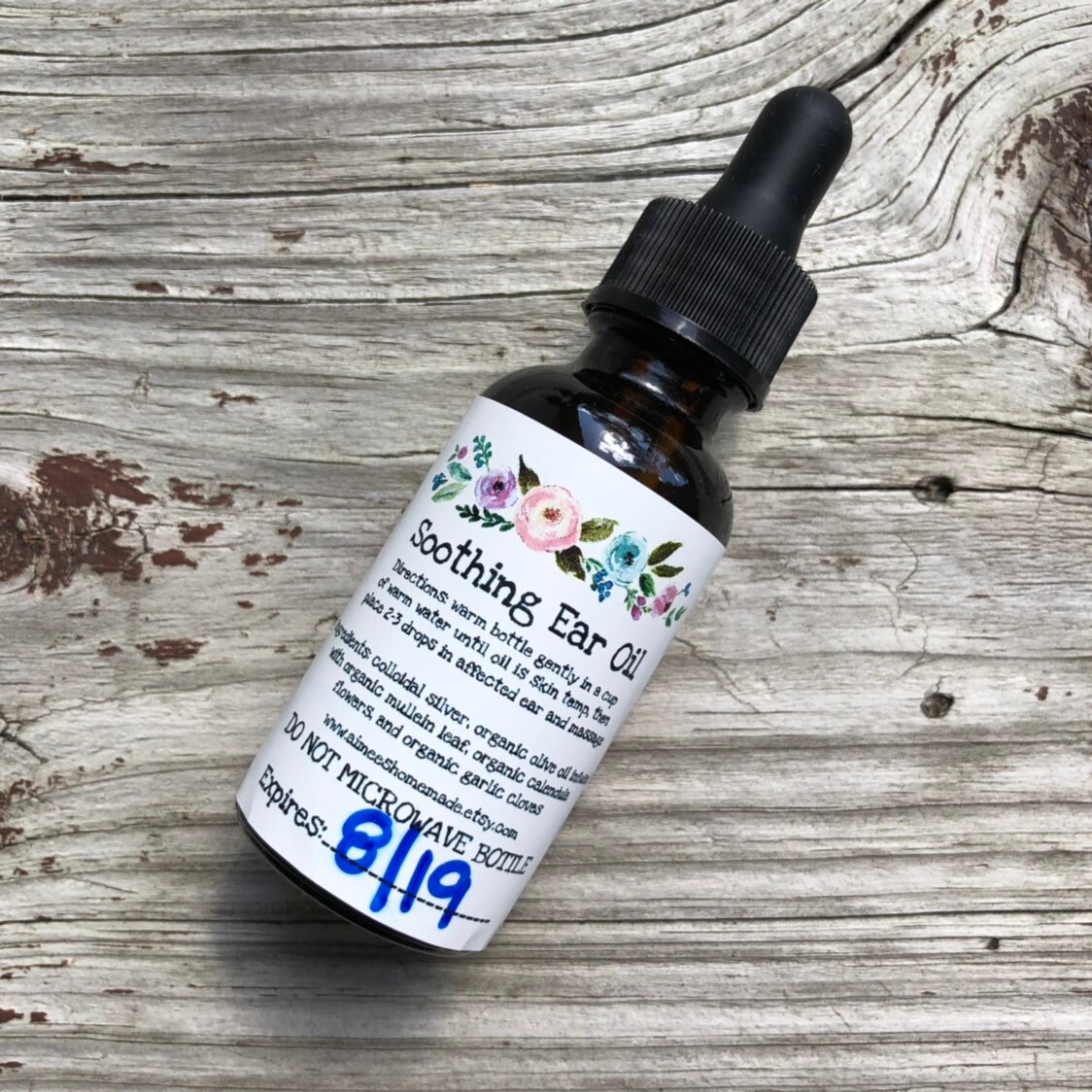 Soothing Ear Oil Ear Infections Garlic Colloidal Silver Etsy