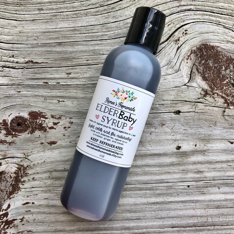 Elderbaby Syrup elderberry Syrup for Infants 6 Months to 1 Etsy