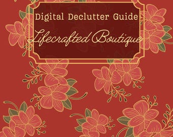 Guía para la organización digital: Organiza tu mente y tus dispositivos – Cuaderno minimalista en PDF