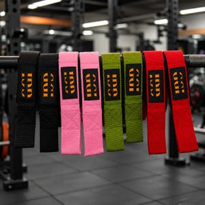 Weight Lifting Straps | Cotton Wrist Wraps | Dead lift Grip Support | Power lifting Gym Accessories
