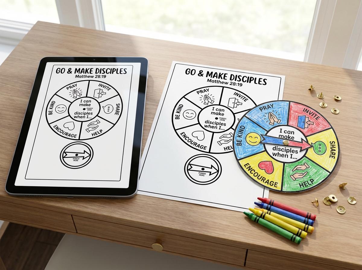 Go and Make Disciples Bundle | Bible Activity for Kids | Coloring Page ...