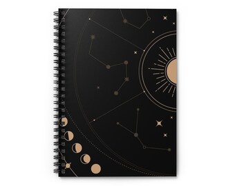 Celestial Constellation Journal | Moon Phase Astrology Notebook
