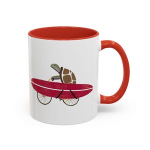 Taza de café con diseño de tortuga, regalo ideal para amantes de los animales, taza ecológica, divertida taza playera, inspirada en la naturaleza para el hogar y la oficina.