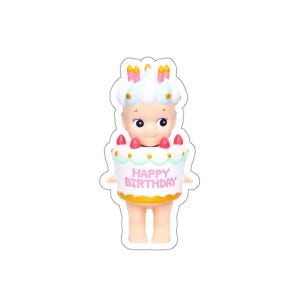 Birthday Celebration Stickers | Cute Cake Stickers for Party Favors, Planners, Scrapbooking & Gift Tags