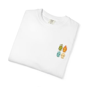 Four Elements Unisex T-Shirt | Earth, Air, Fire & Water Graphic Tee, Casual Summer Tee, Trendy Graphic Shirt, Gift for Friends