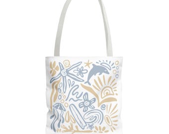 Borsa tote Beach Vibes: borsa per la spesa boho ecologica