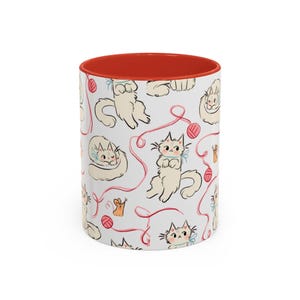 Cute Cat Lover Coffee Mug - Perfect Gift for Pet Owners, Cat Moms, Animal Lovers, Coffee Enthusiasts, Birthday, Holiday