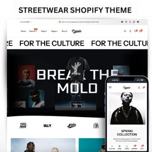 Streetwear Clothing Shopify Theme | Shopify 2.0 Materia Theme | Premium Clothing Brand Shopify Theme | Streetwear Shopify Theme