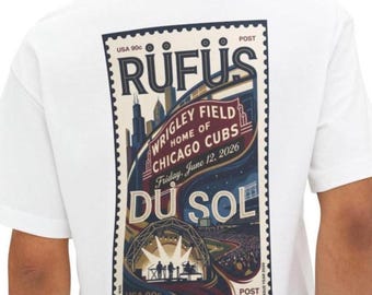 Rufus Du Sol Concert Live at Wrigley Field Tee Shirt