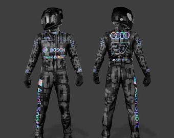 Custom Go Kart Racing Suit | Personalized Name, Logo, Flag | Motorsport Outfit