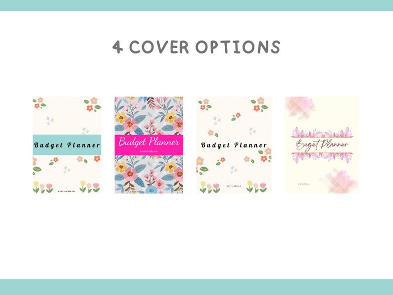 Printable Monthly Budget Planner, Bill Tracker Savings & Debt PDF ...