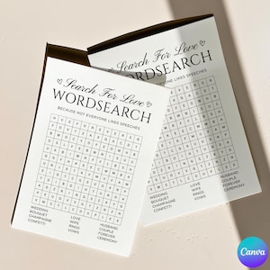 Elegant Wedding Word Search