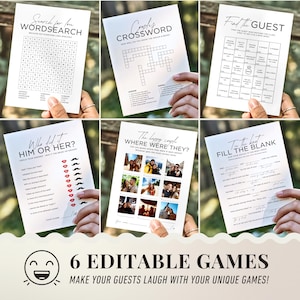 Wedding Table Games for Reception Guest Entertainment