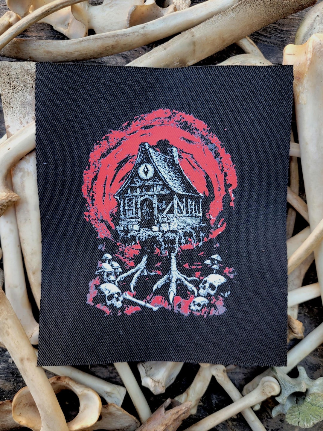 Babayaga House Patch - Dark Folk Horror Sew on Patch - Etsy